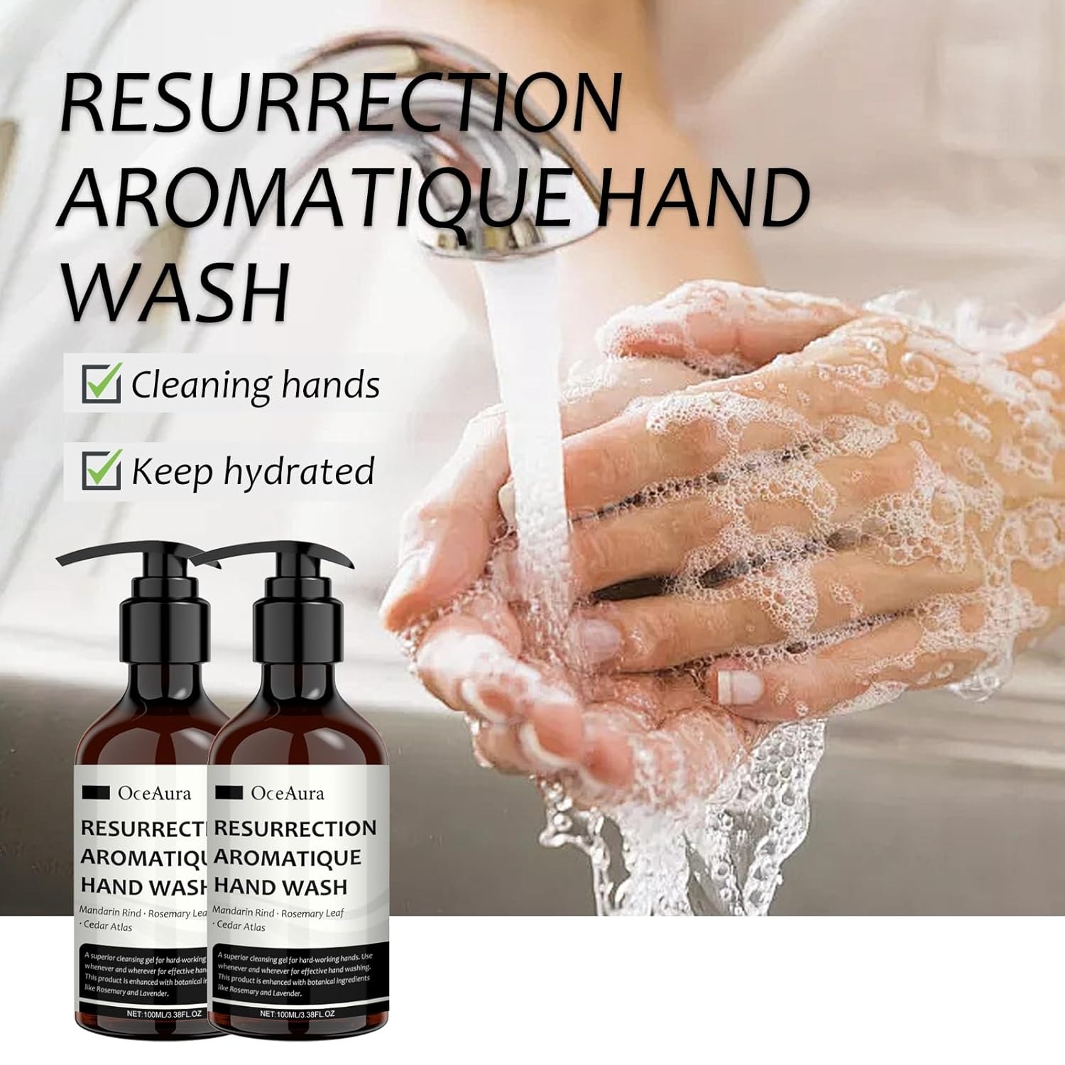 Perfume Fragrance Moisturizer - 100ML Aromatic Hand Sanitizer Perfume Level