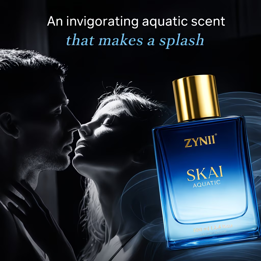 Perfume Fragrance Vanilla - 100ml Men’s Aquatic Perfume Spray, Long-Lasting