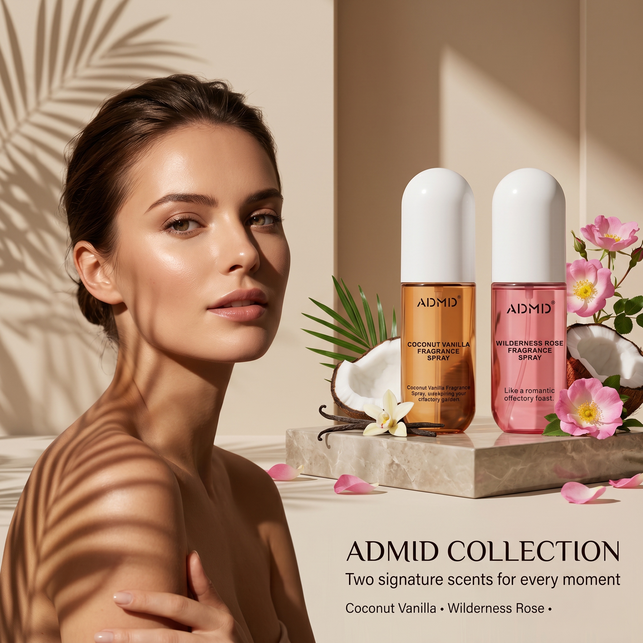 Perfume Fragrance Hair Spray - Coconut Rose Fragrance Perfume Body and