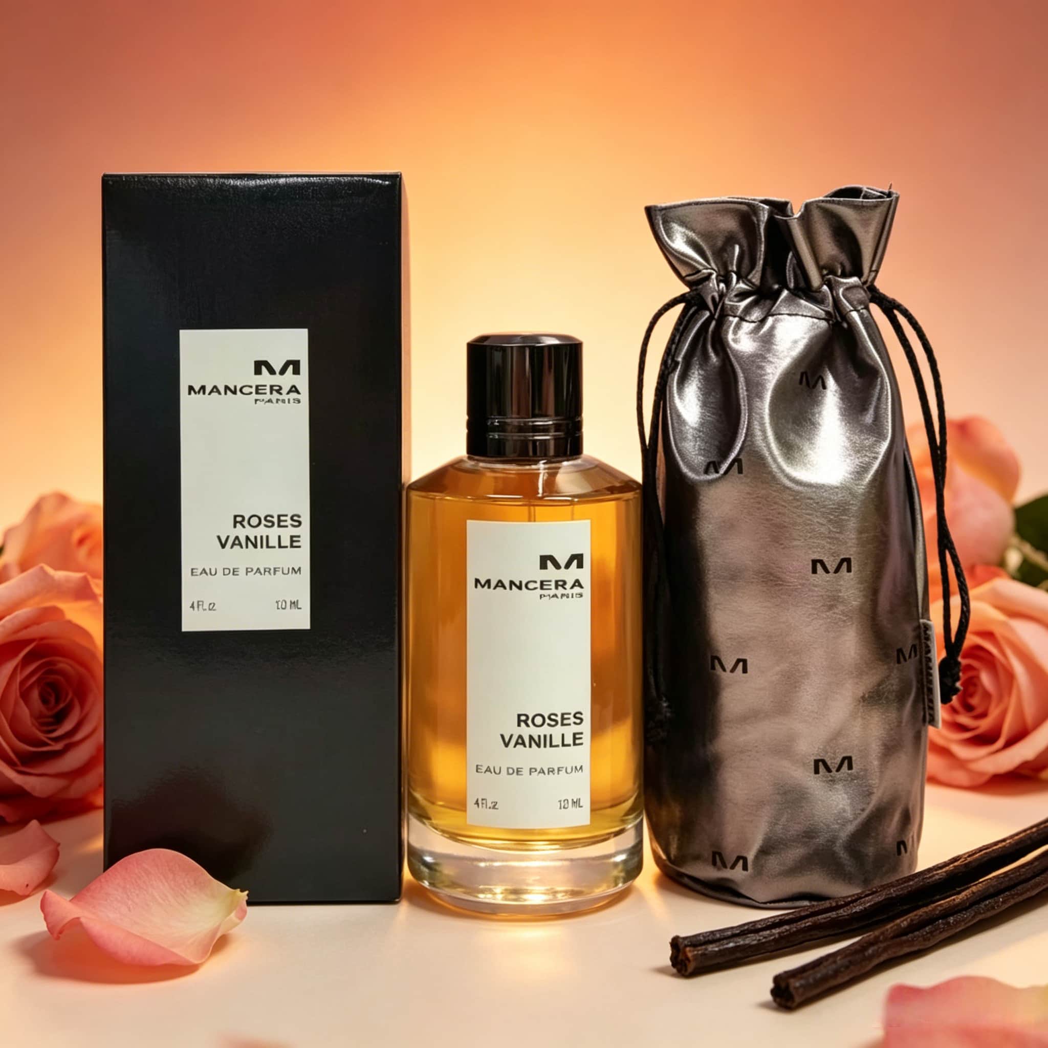 Perfume Fragrance Vanilla - Mancera Roses Vanille perfume, 4 ounces,