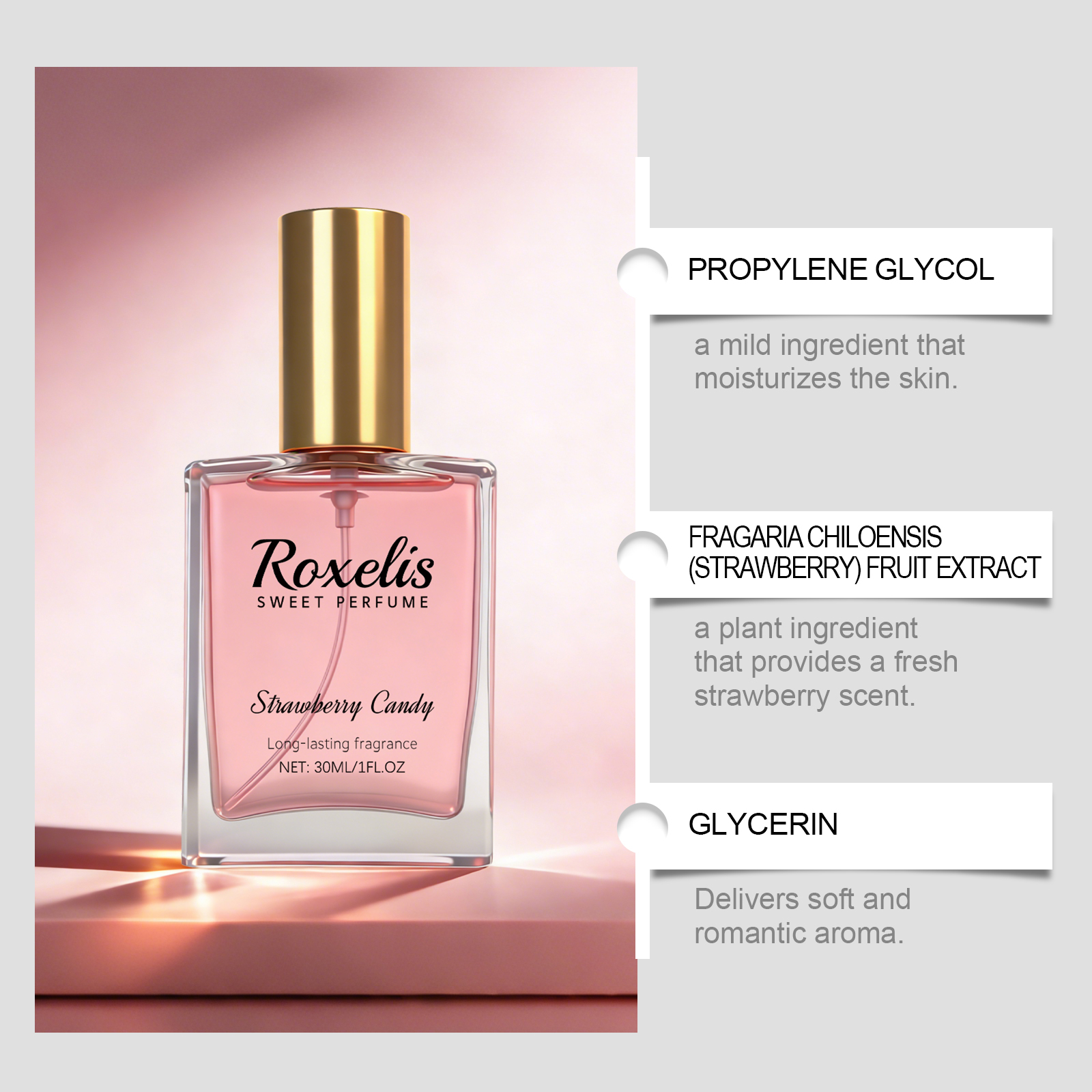 Strawberry Candy Sweet Fragran - Perfume Fragrances บทวิจารณ์และราคา