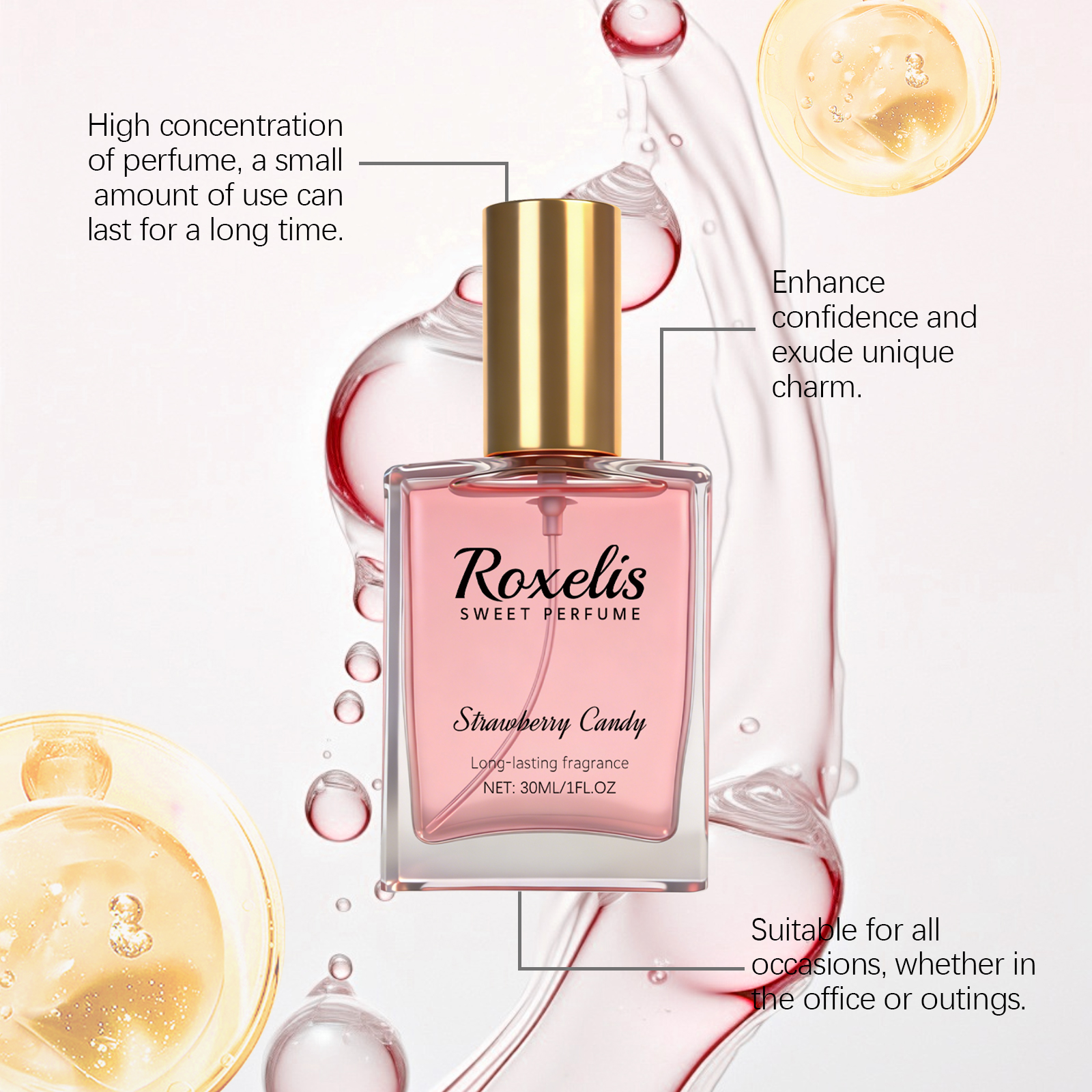 Strawberry Candy Sweet Fragran - Perfume Fragrances บทวิจารณ์และราคา