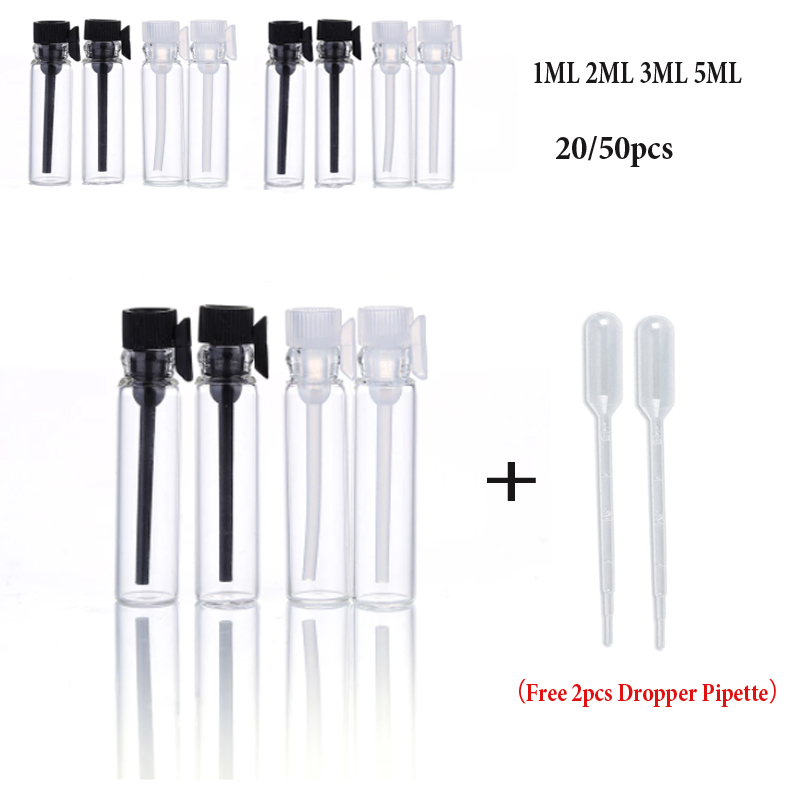 20/50pcs 1/2/3ml Empty Clear G - Perfume Fragrance Lab บทวิจารณ์และราคา