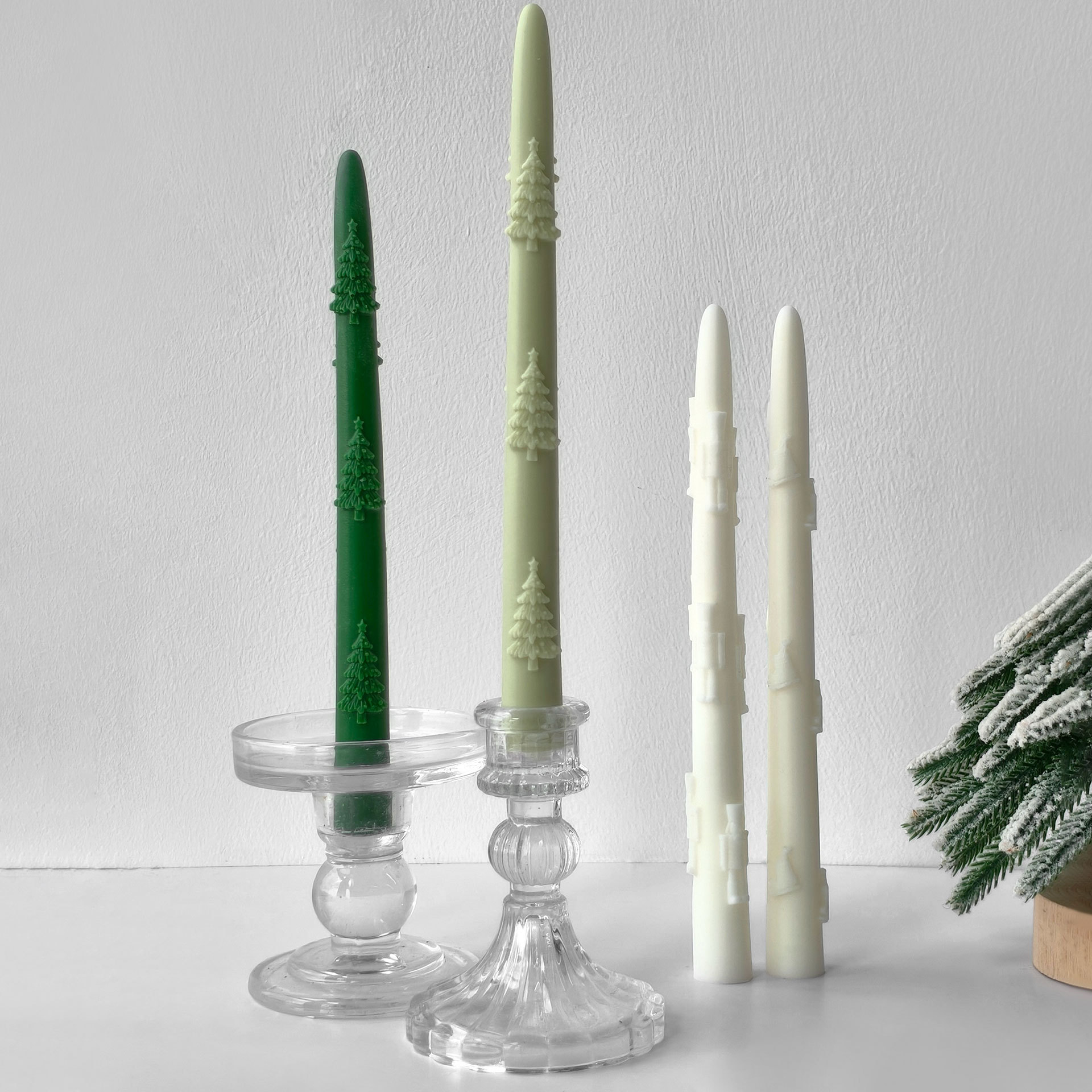 Christmas Long Candle Silicone - Perfume Fragrance Oils For Candles บทวิจารณ์และราคา