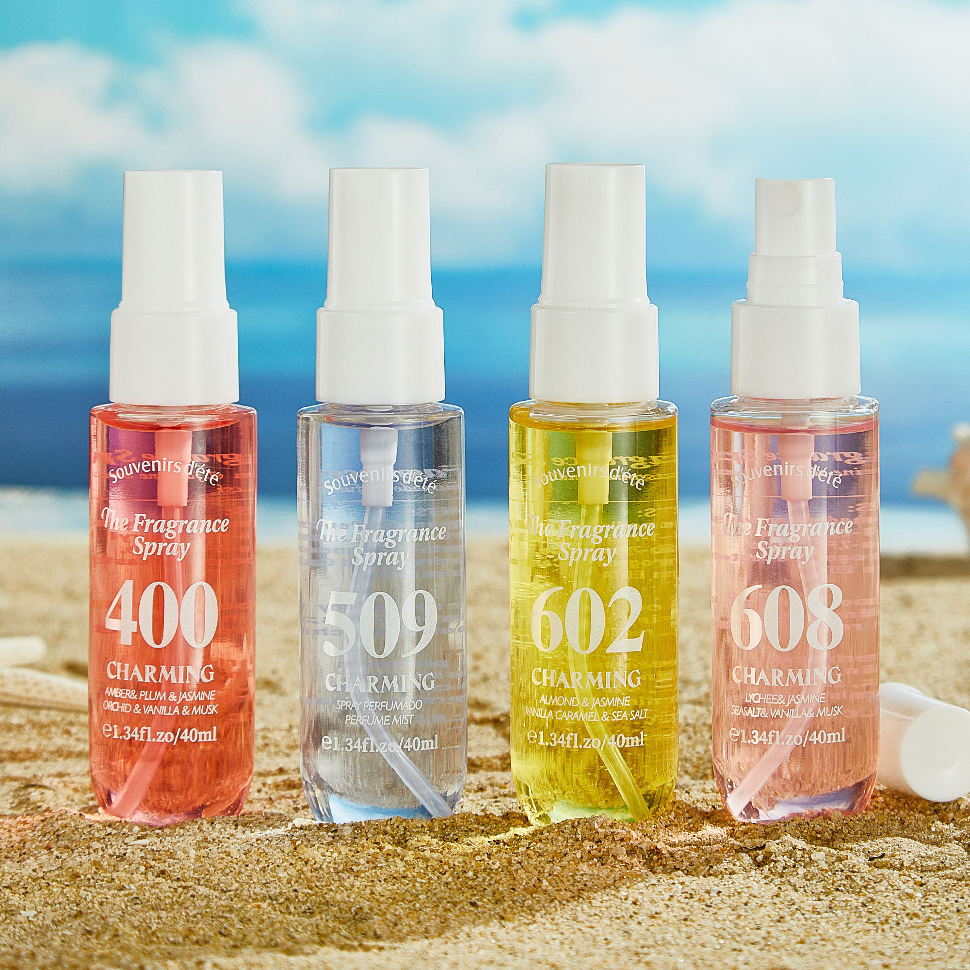 4pcs Digital perfume, fresh fr - Perfume Fragrance Hair Spray บทวิจารณ์และราคา