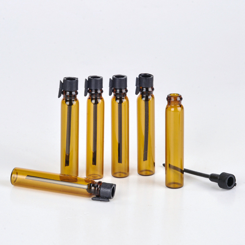 100pcs 1/2ml Empty Mini Amber  - Perfume Fragrance Lab บทวิจารณ์และราคา