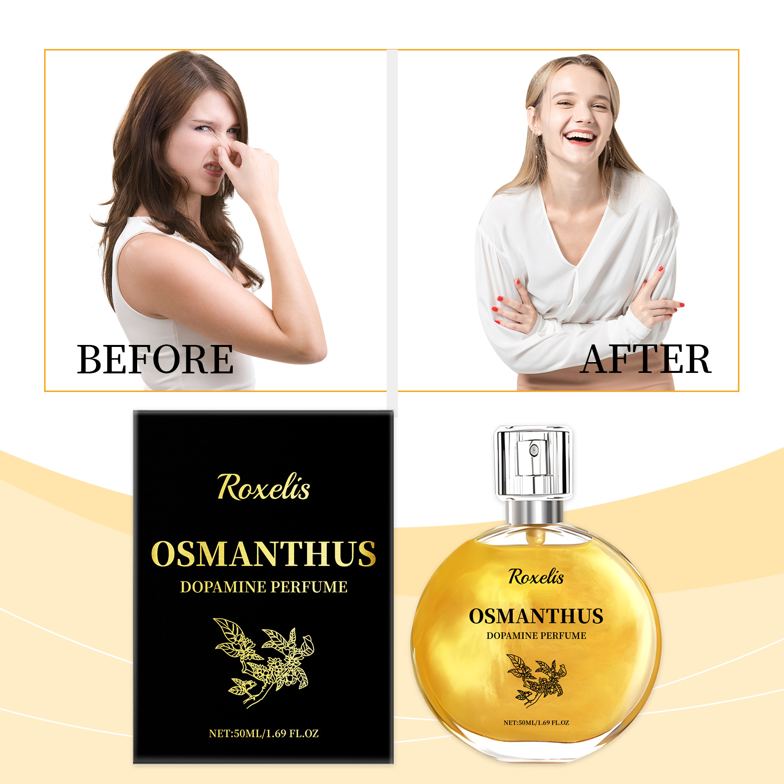 Roxelis Osmanthus Gold Plated  - Perfume Fragrance Moisturizer บทวิจารณ์และราคา