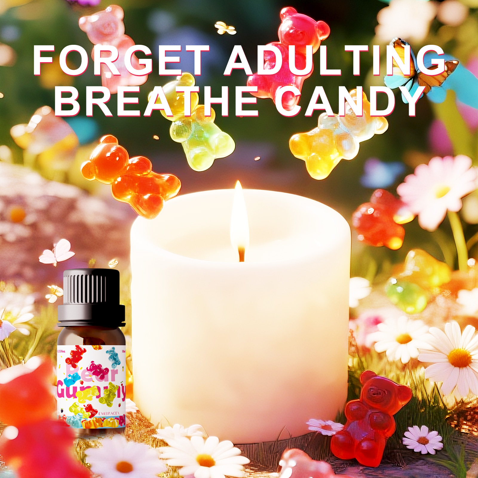 10ml Gummy Bear Fragrance oil  - Perfume Fragrance Oils For Candles บทวิจารณ์และราคา
