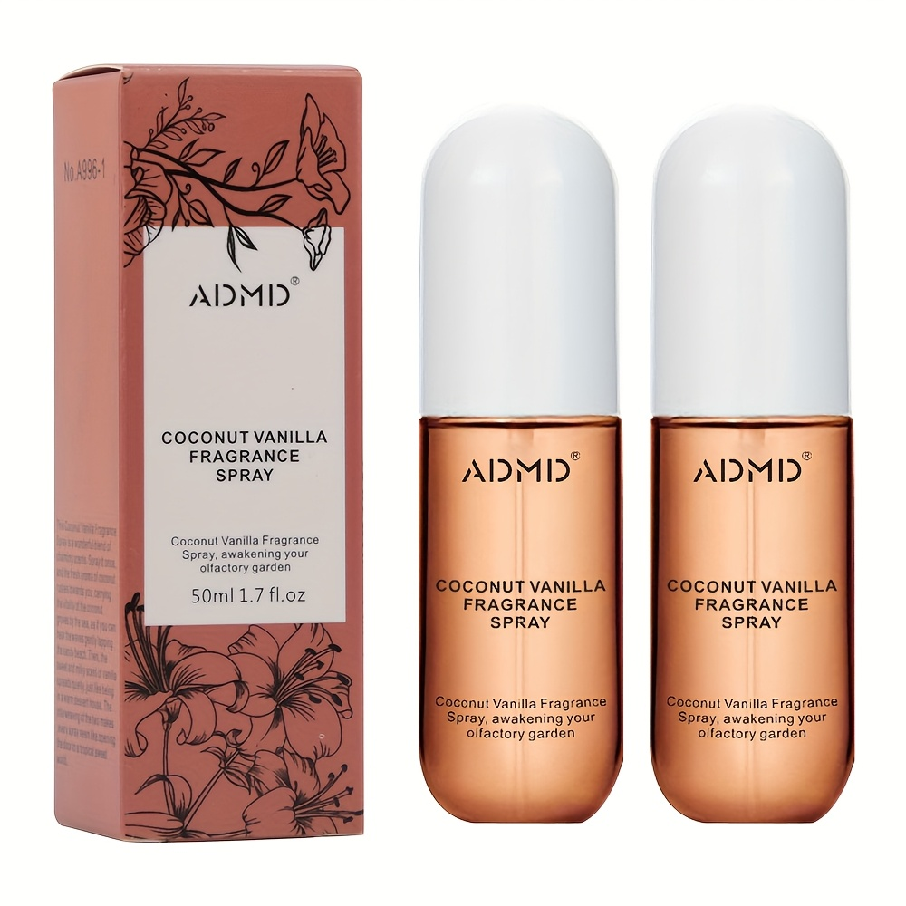 Set of 2 Coconut Perfume Spray - Perfume Fragrance Hair Spray บทวิจารณ์และราคา