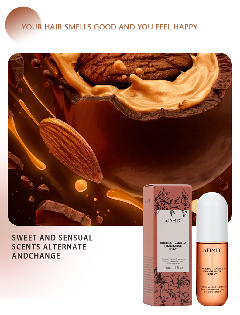Set of 2 Coconut Perfume Spray - Perfume Fragrance Hair Spray บทวิจารณ์และราคา
