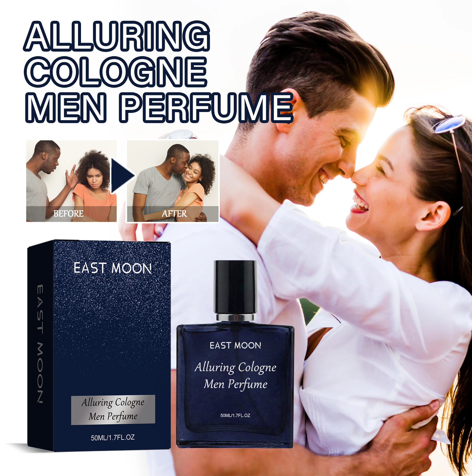 East Moon Men Cologne Fragranc - Perfume Fragrance Hair Spray บทวิจารณ์และราคา