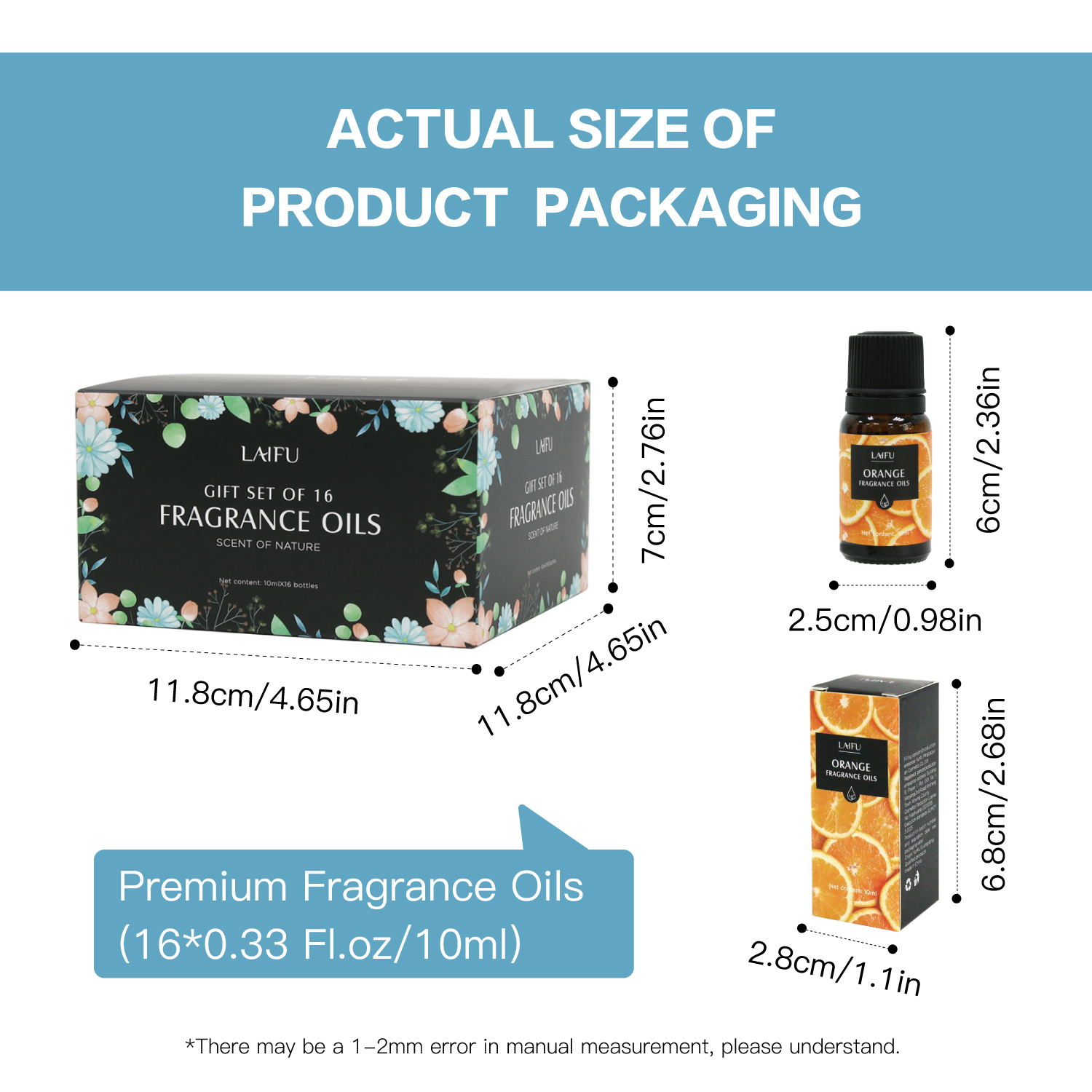 16x10ml Essential Oils Set for - Perfume Fragrance Oils For Candles บทวิจารณ์และราคา