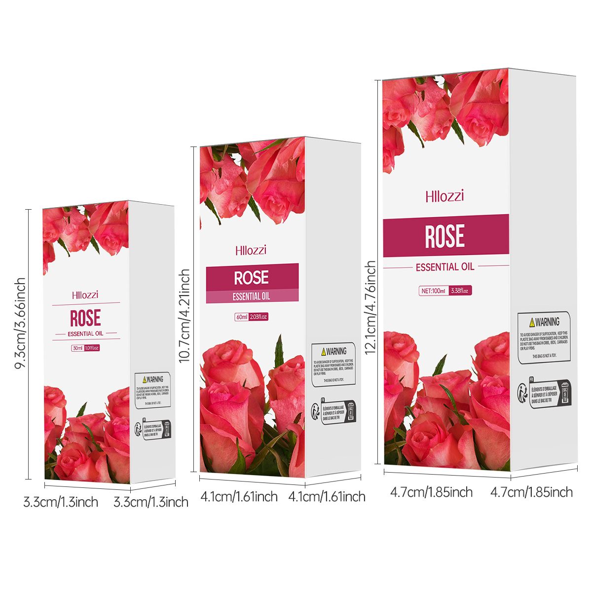100ml/60ml/30ml rose essential - Perfume Fragrance Moisturizer บทวิจารณ์และราคา