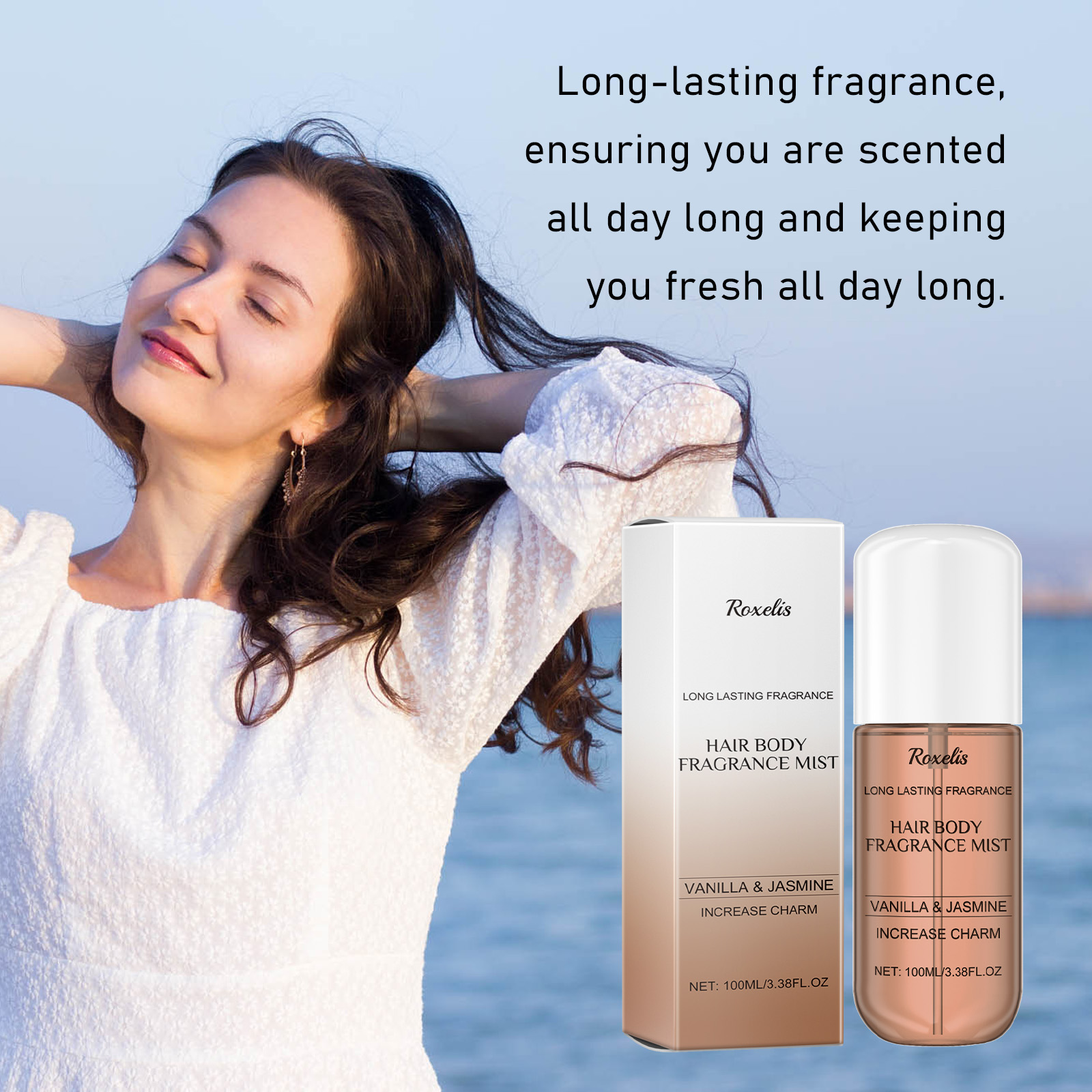 Roxelis 100mL Hair Body Fragra - Perfume Fragrance Moisturizer บทวิจารณ์และราคา