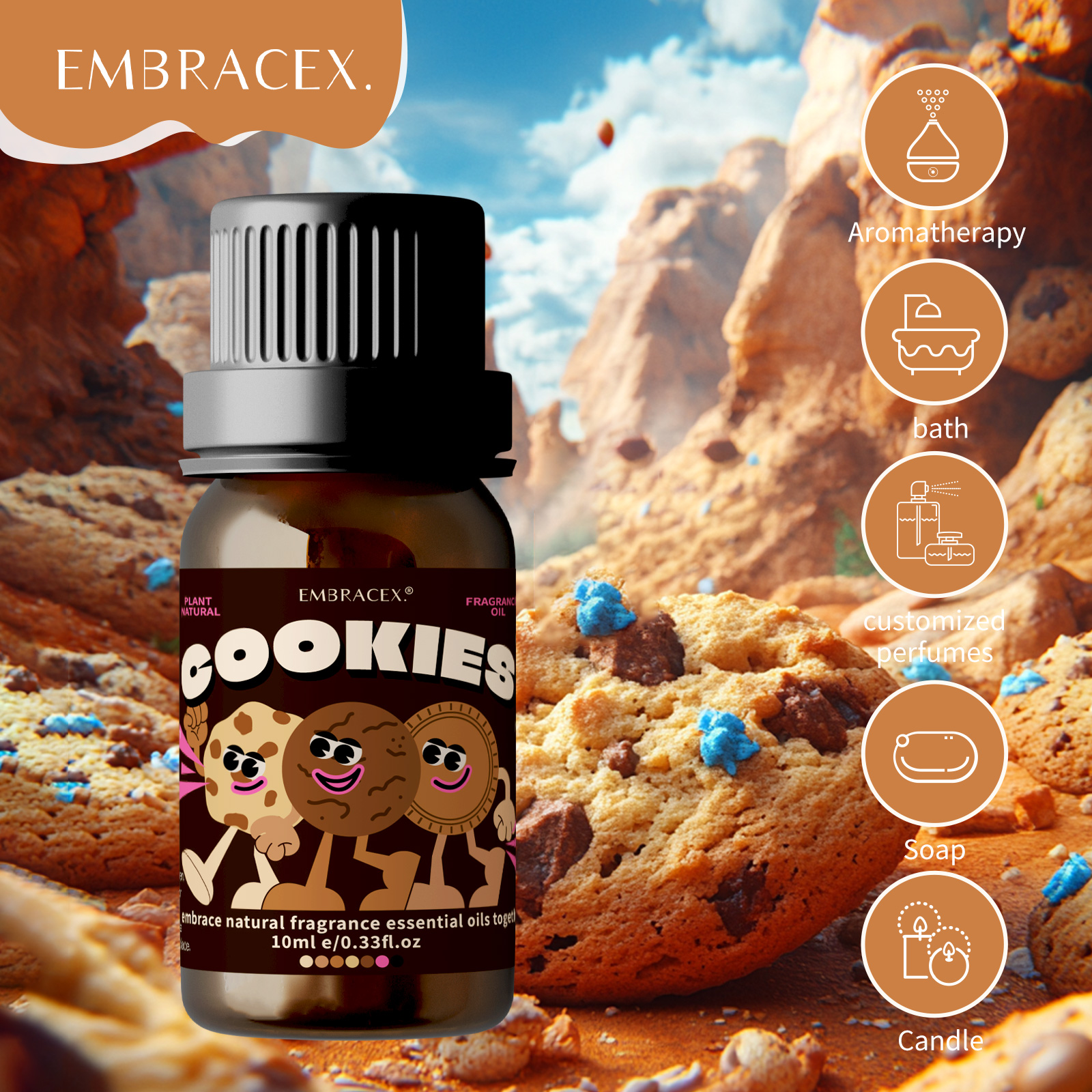 10ml Cookies Perfume Cookies F - Perfume Fragrance Making บทวิจารณ์และราคา