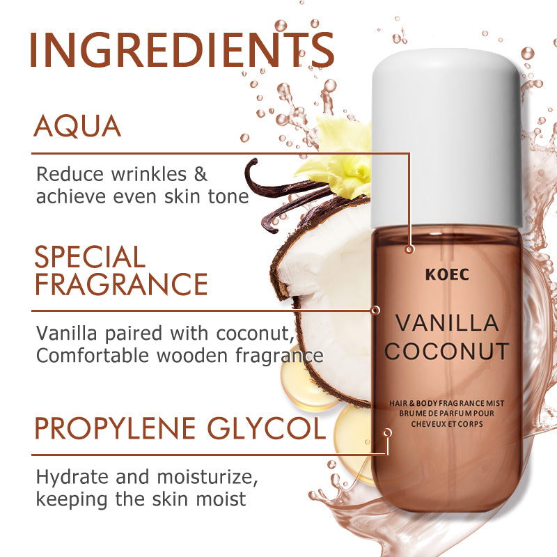 KOEC Vanilla & Coconut Fragran - Perfume Fragrance Moisturizer บทวิจารณ์และราคา