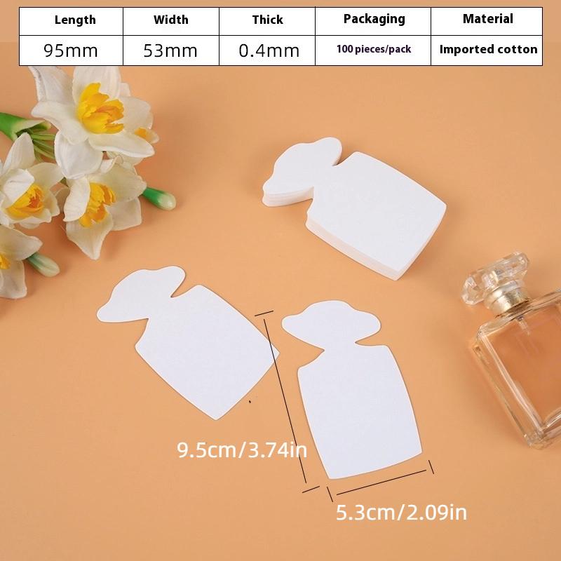 100Pcs Disposable White Perfum - Perfume Fragrance Samples บทวิจารณ์และราคา