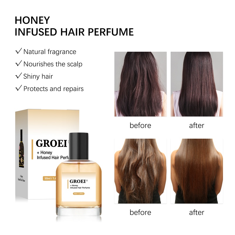 GROEI Honey Hair Perfume Spray - Perfume Fragrance Hair Spray บทวิจารณ์และราคา