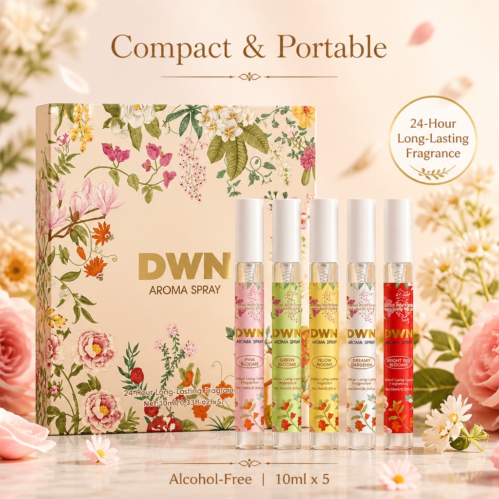 5-Piece Flower Perfume Gift Se - Perfume Fragrance Samples บทวิจารณ์และราคา