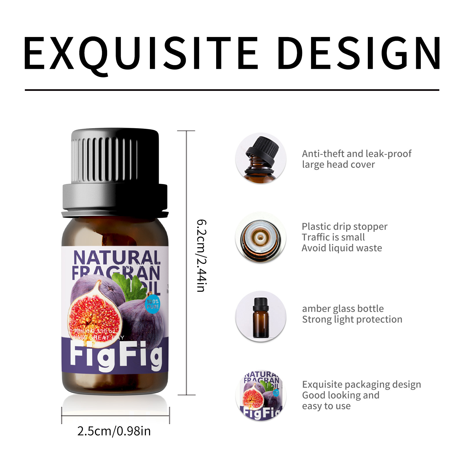 10ml Fig Essential Oil Fruit S - Perfume Fragrance Oils For Candles บทวิจารณ์และราคา