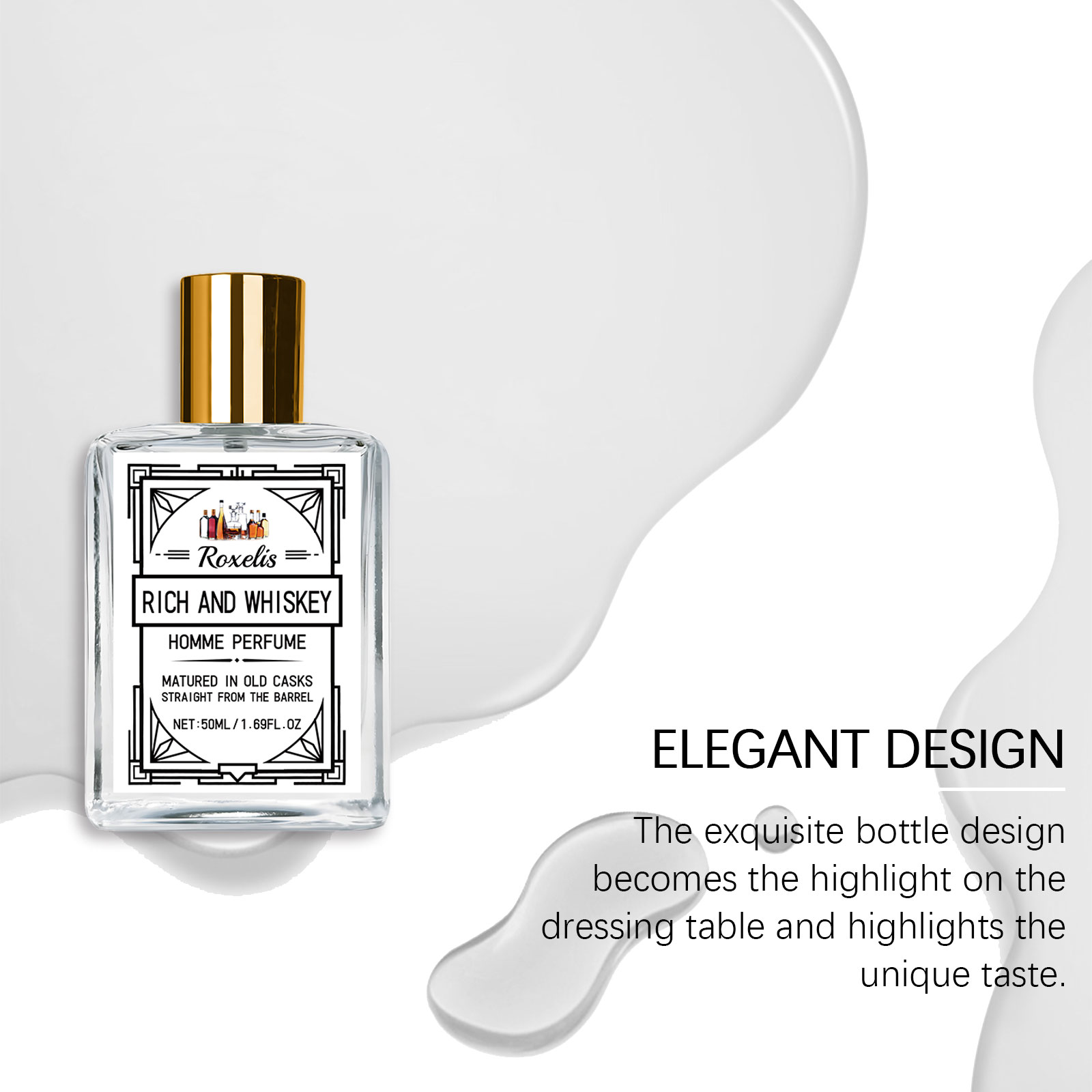 Roxelis 50ml Charm Whisky Men' - Perfume Fragrances บทวิจารณ์และราคา