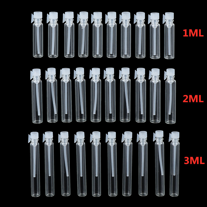 10pcs 1/2/3ml Empty Clear Glas - Perfume Fragrance Lab บทวิจารณ์และราคา