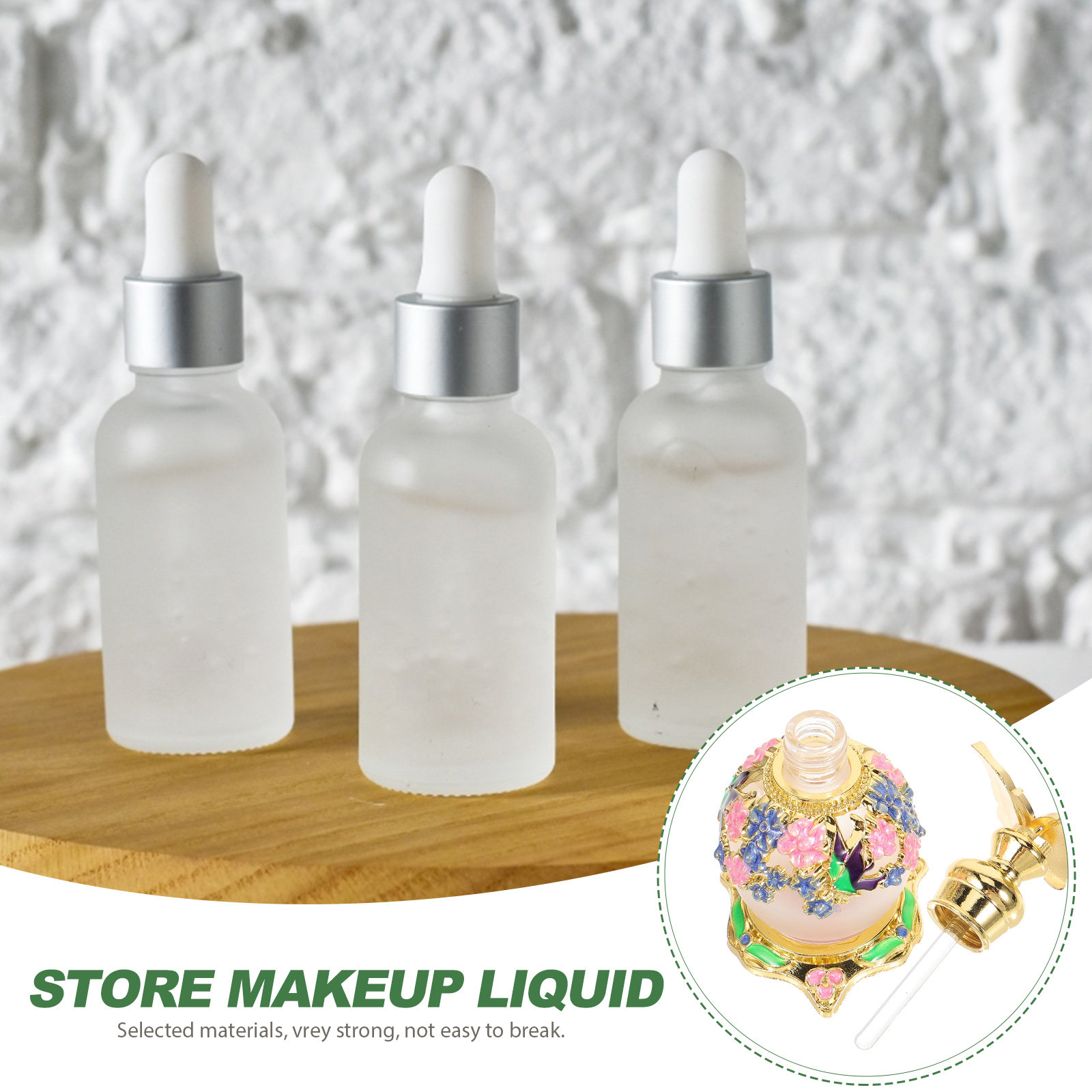 Fragrance Bottle Empty Glass P - Perfume Fragrance Refill บทวิจารณ์และราคา